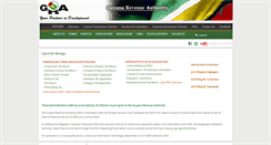 Desktop Screenshot of gra.gov.gy